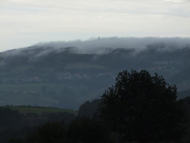 Wolken verhüllten ...