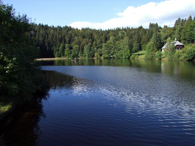 ... und besuchten den Klosterweiher ...