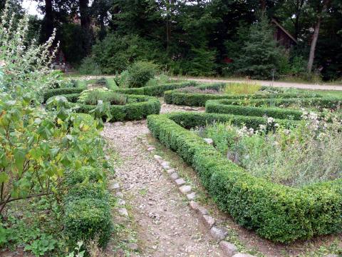 ... einen Kräutergarten ...