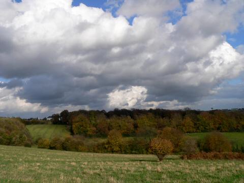 an den schönen Farben