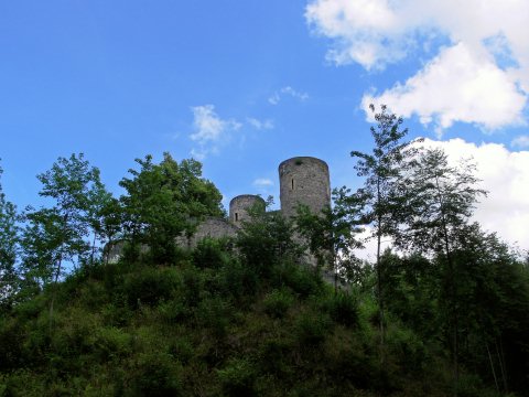 Ein letzter Blick zurück auf die Frauenburg ...