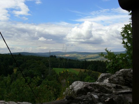 Der Blick auf die Landschaft war schon toll.