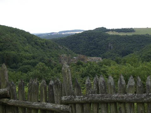 Mir blieb da nur der sehnsüchtige Blick auf die Schmidtburg!