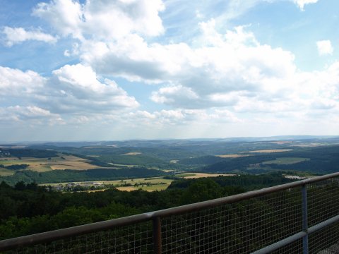 Die Fernsicht war leider nicht so gut ...